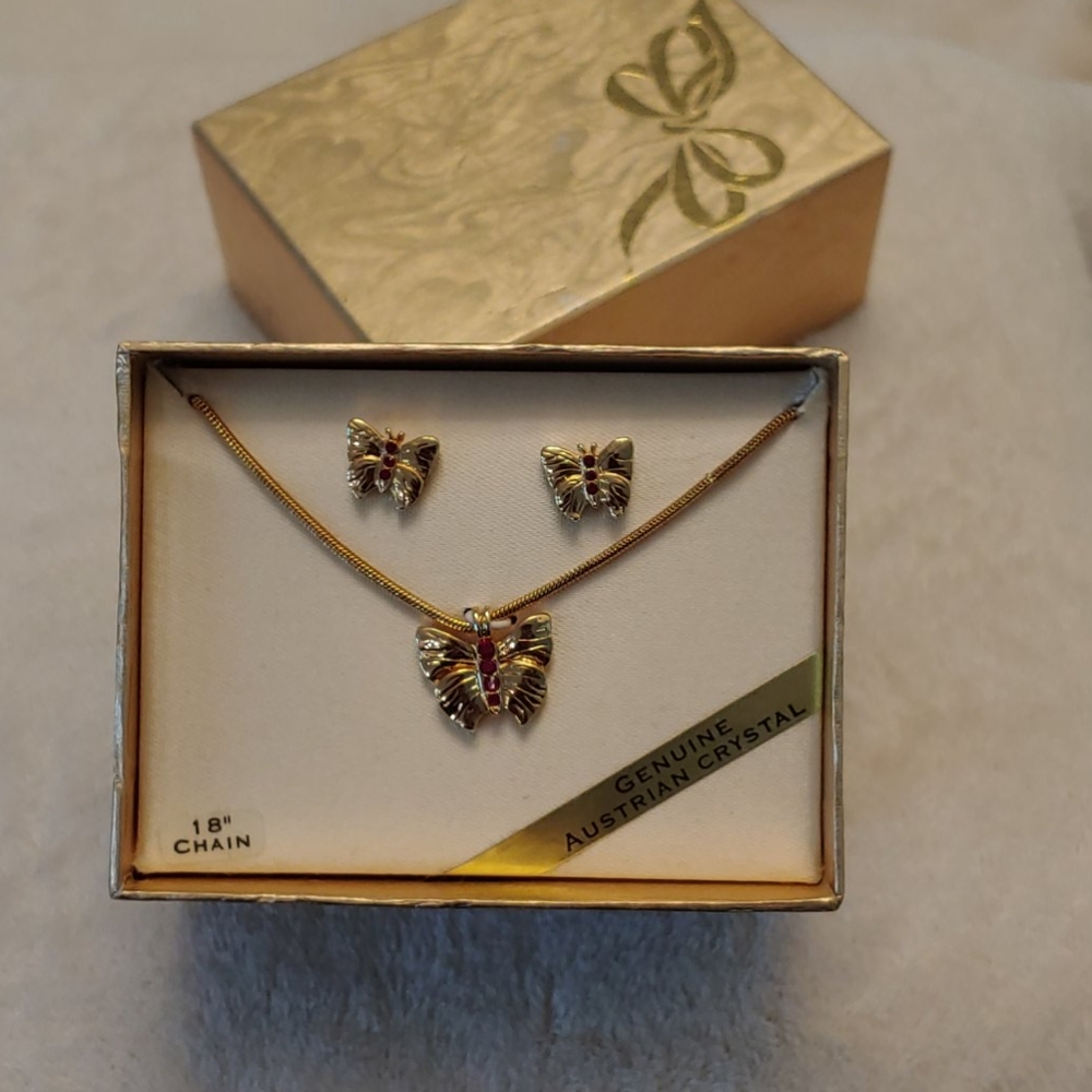 Butterfly Jewellery Gift Set